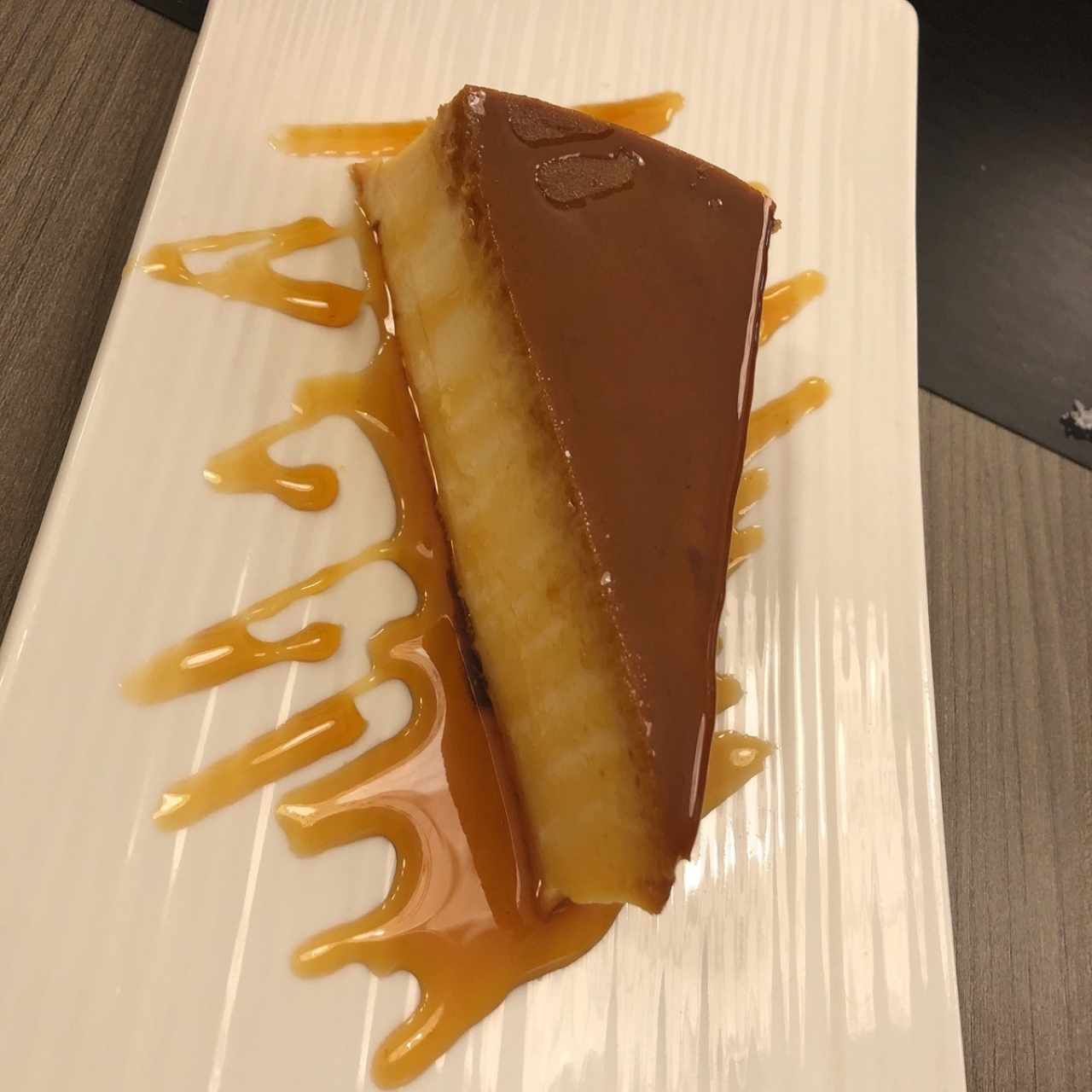 Flan de la casa