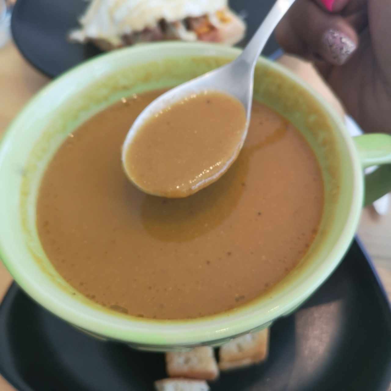 Sopa de lentejas