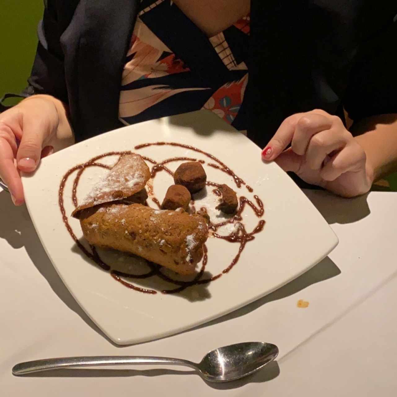 Tejas De Tolosa con Trufitas de Chocolate