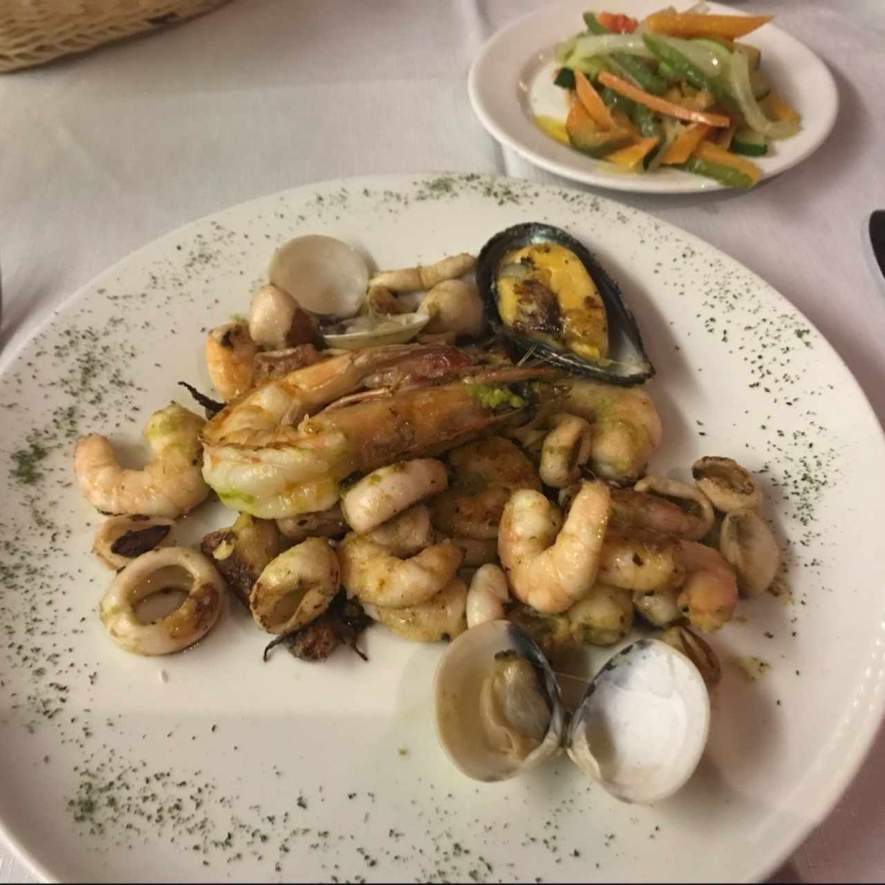 plancha de mariscos 