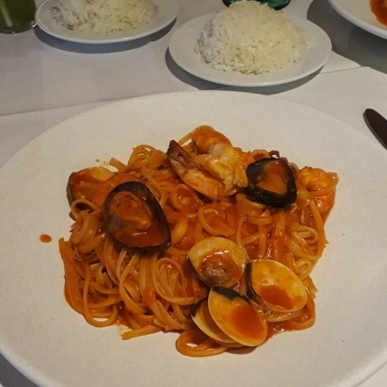 Pasta con Mariscos😋