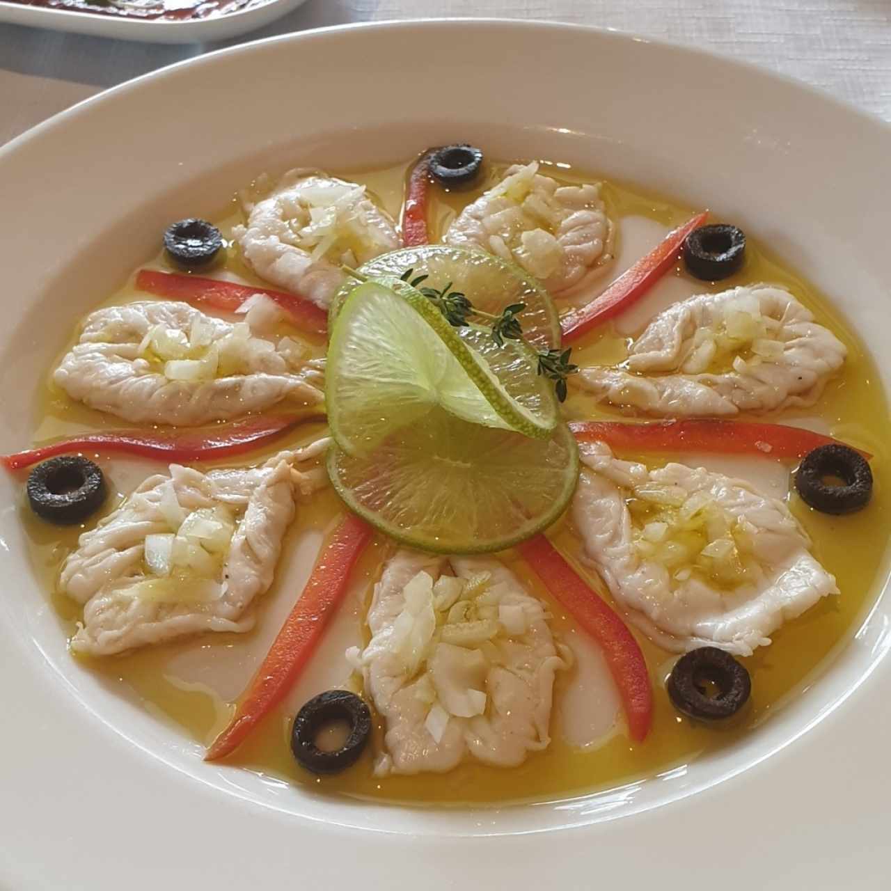 carpaccio de langostino 