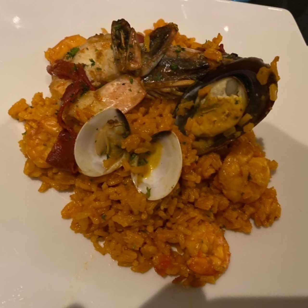 paella arroz marinera 