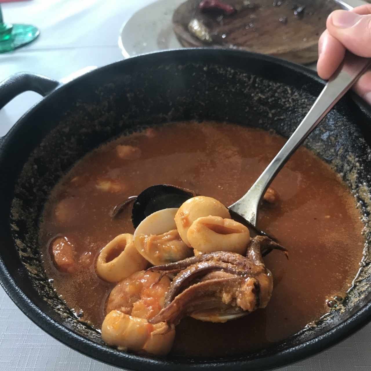 sopa de mariscos