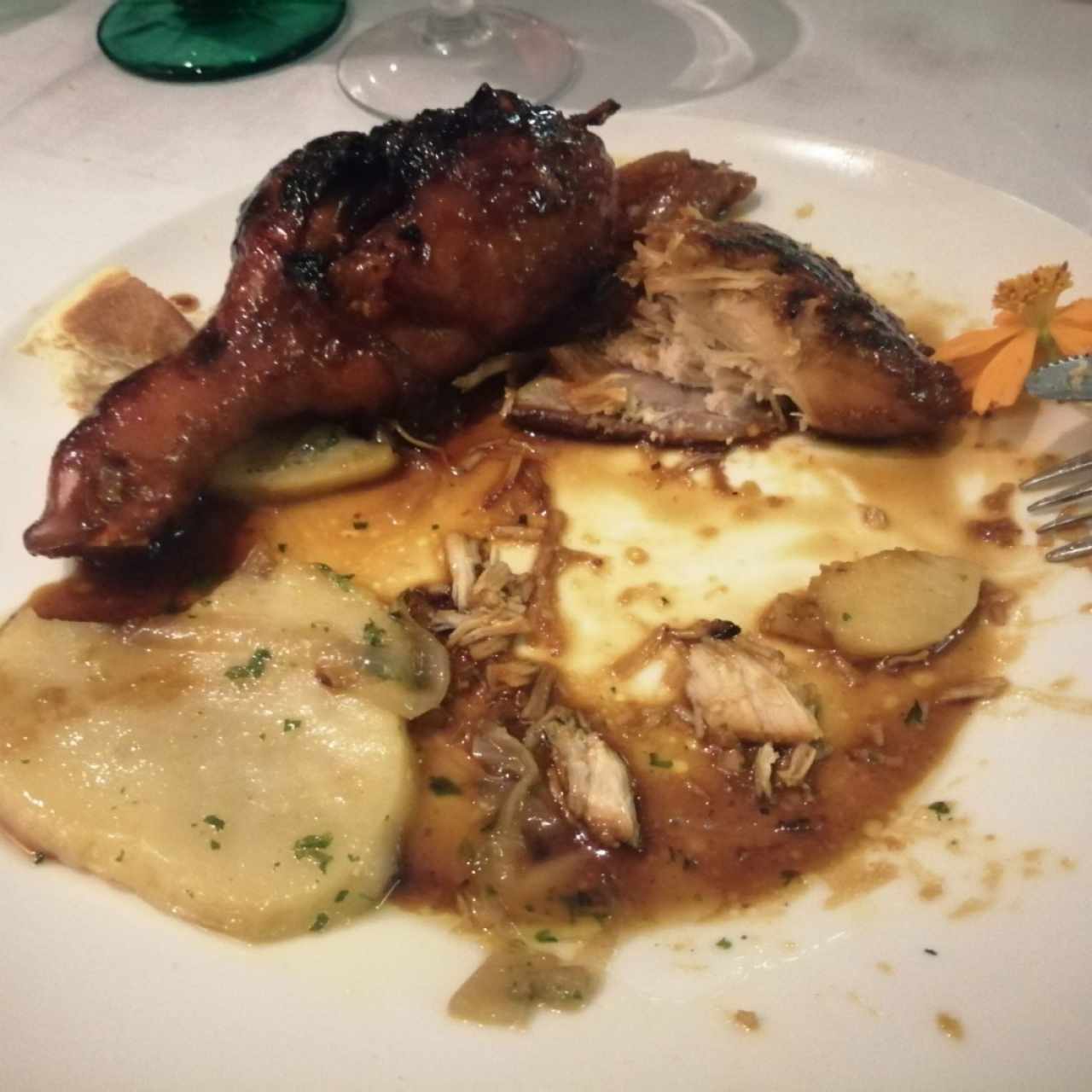 pollo con raspadura