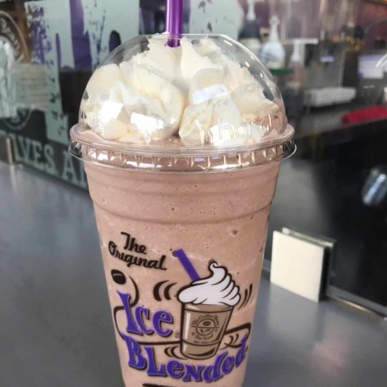 Ice Blended de Vainilla y Chocolate con leche de Almendras