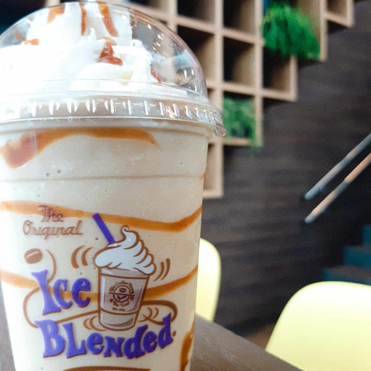 Ice  blended  de caramelo con crema