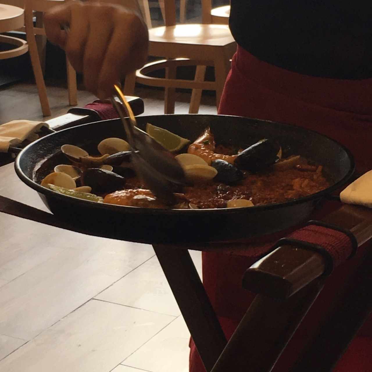 paella de mariscos