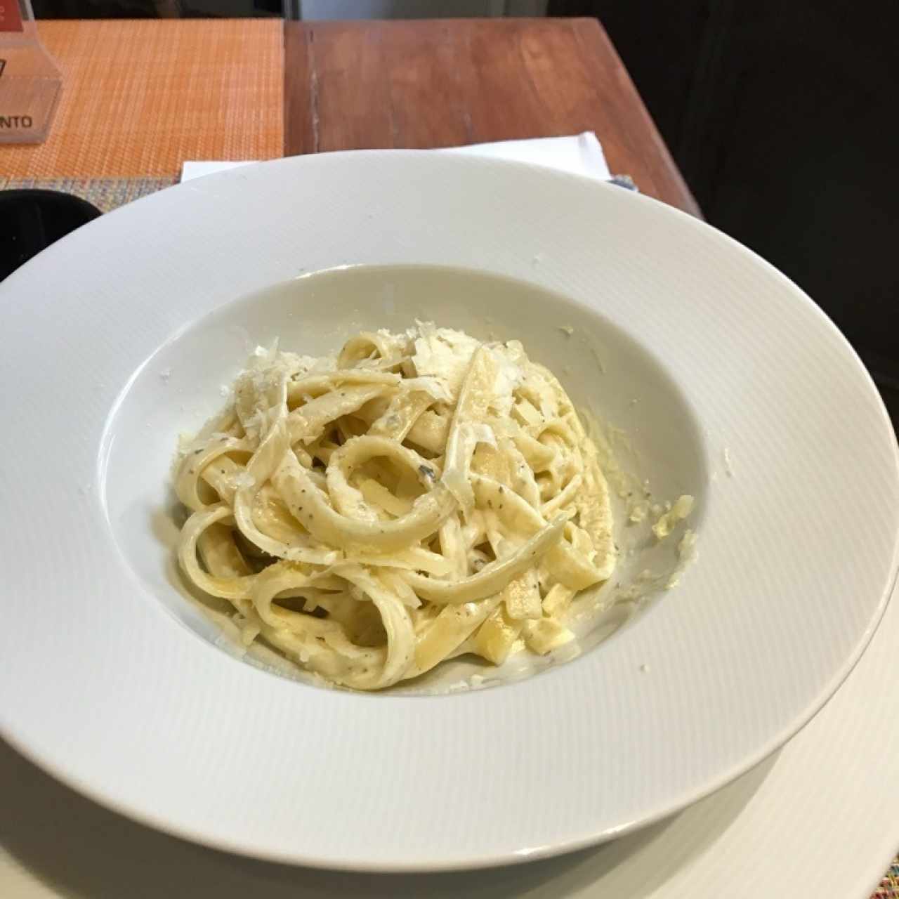 pasta alfredo para niños