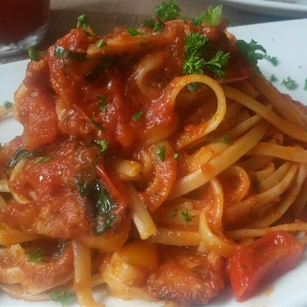 Linguini Amatricciana 