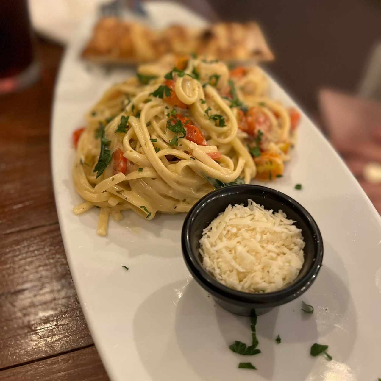 Pastas - Alfredo con Camarones