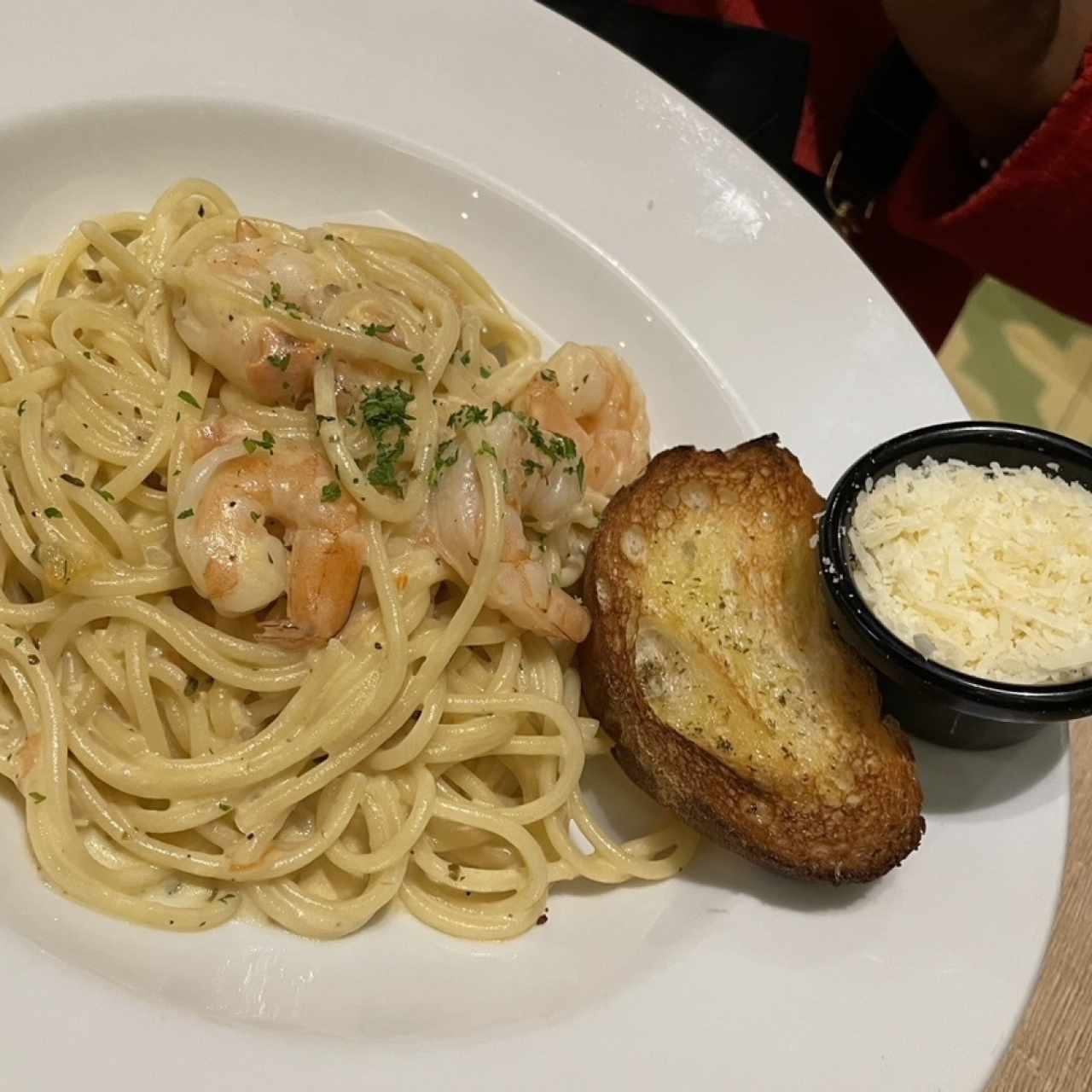 Pastas - Alfredo con Camarones