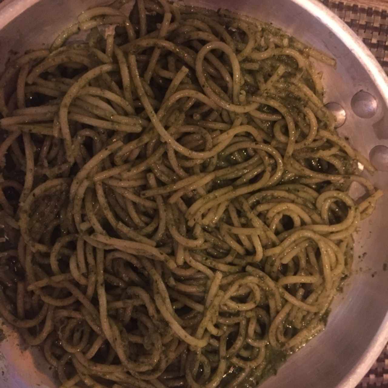 espaguetti al pesto