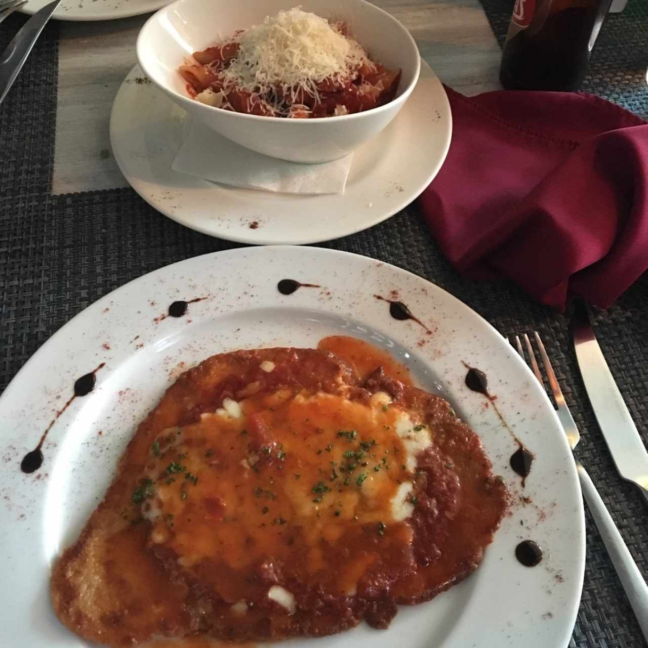 Cotoletta de Pollo a la Parmesana