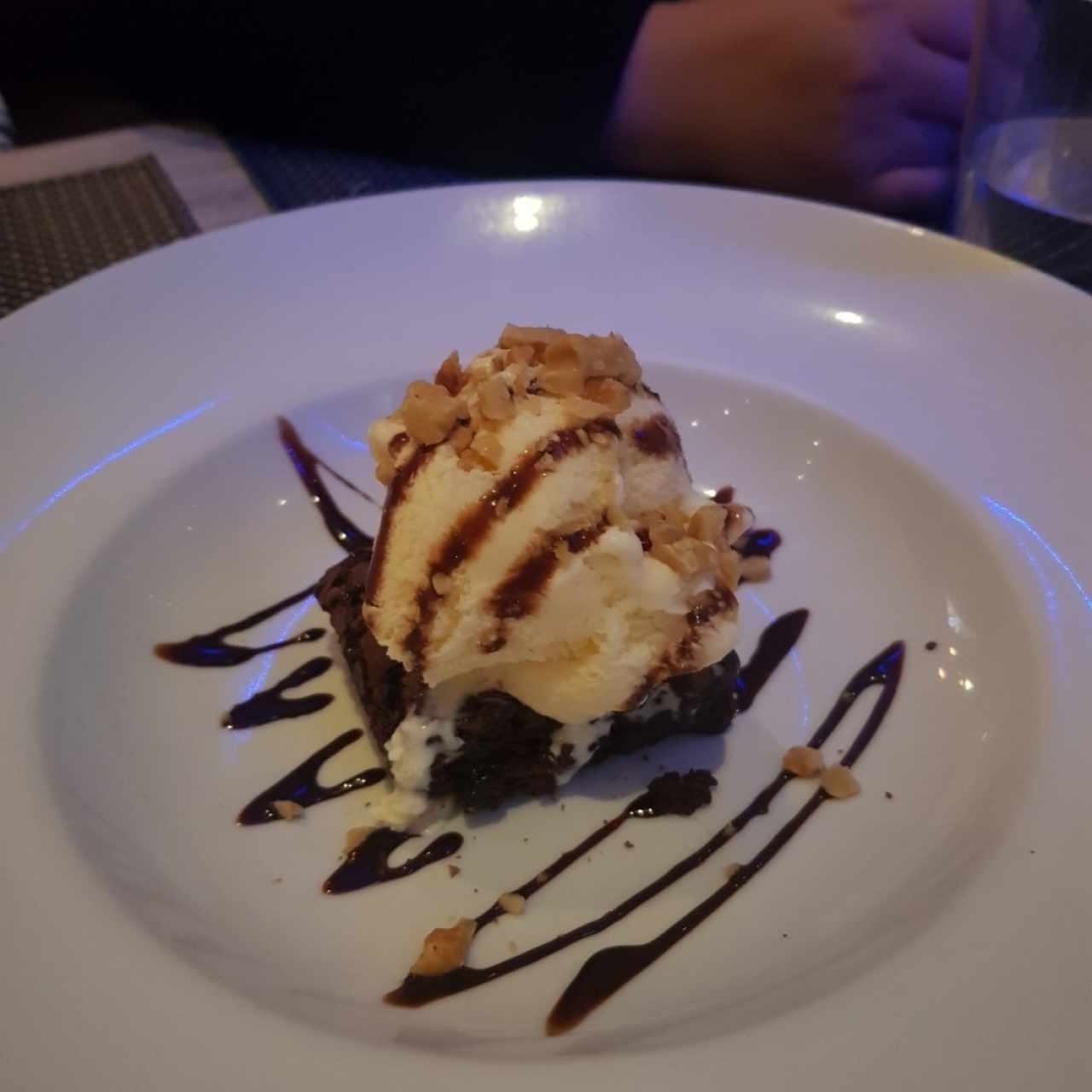 Brownie con Helado