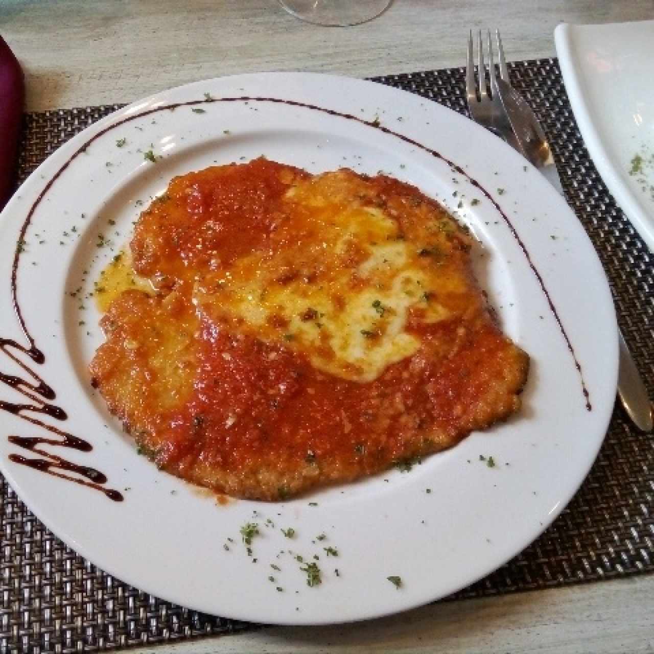 Milanesa de Pollo a la Parmesana