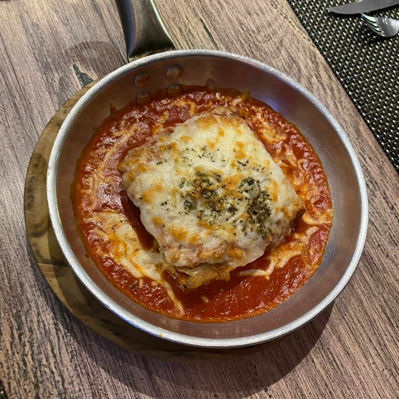 Lasagna de pollo