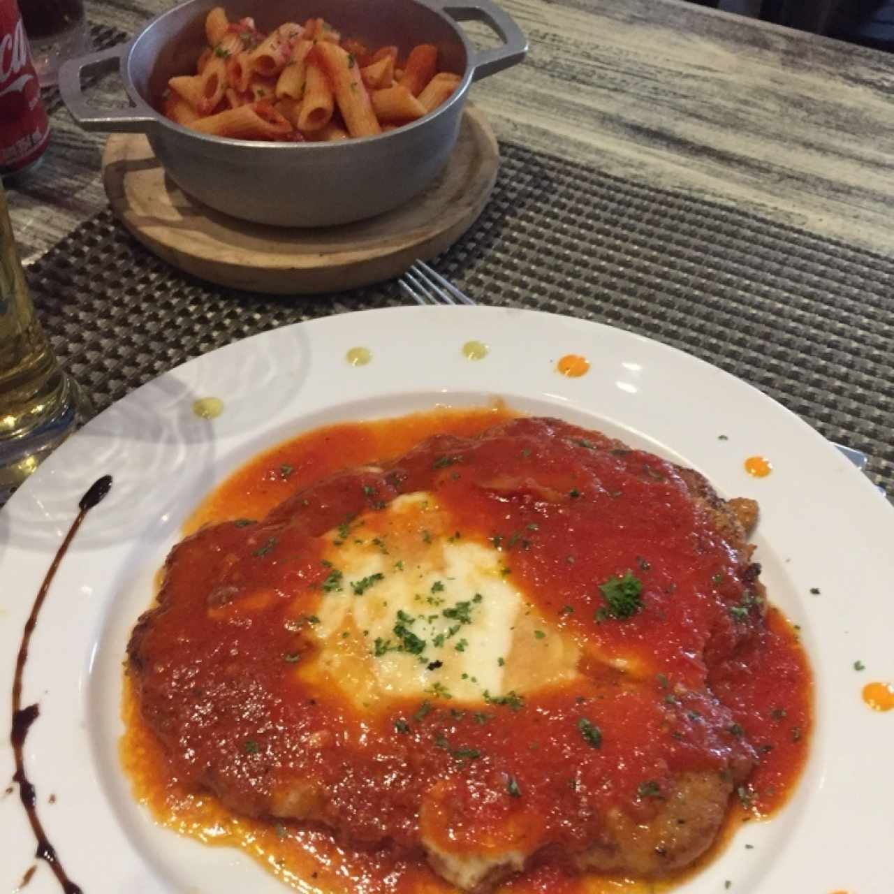 Cotoletta de Pollo a la Parmesana