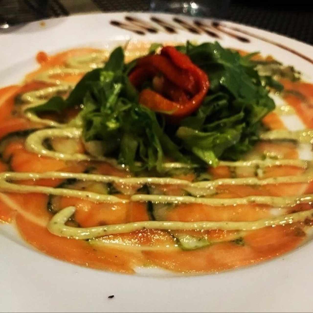 Carpaccio de salmon