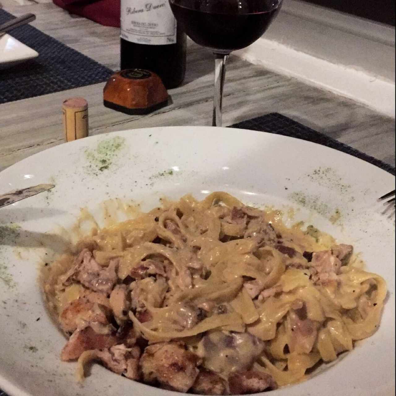 Fettuccine a la Strega