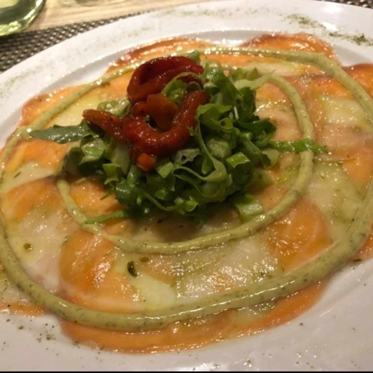 Antipasti - Carpaccio Strega