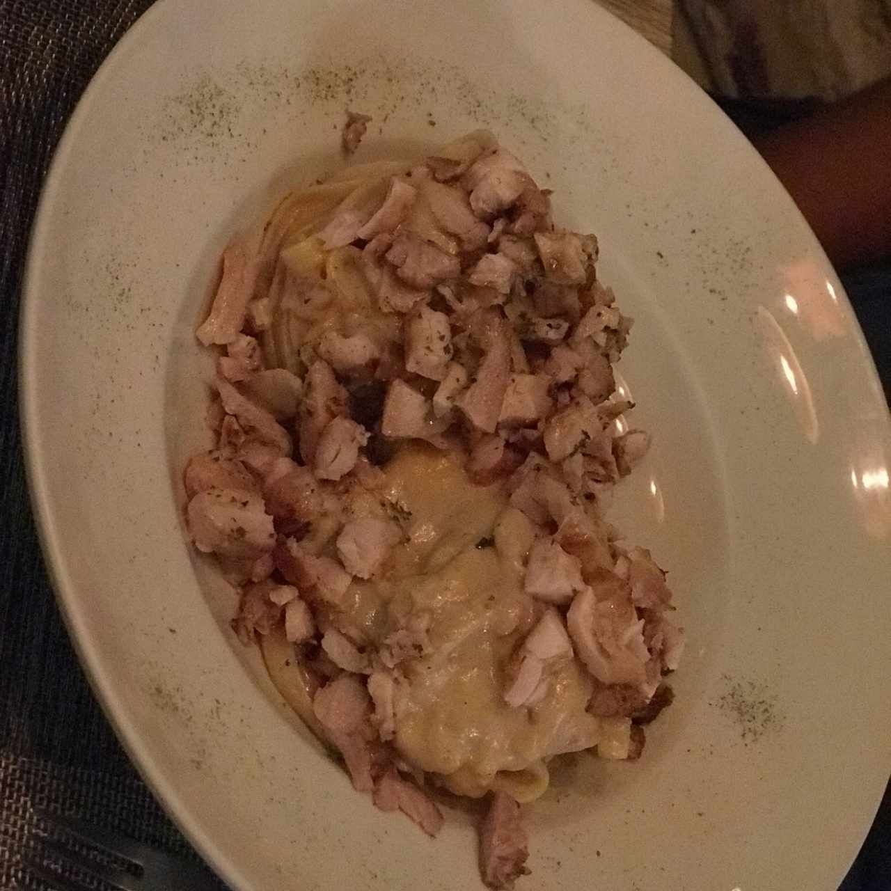 Fettuccine a la Strega con Pollo 