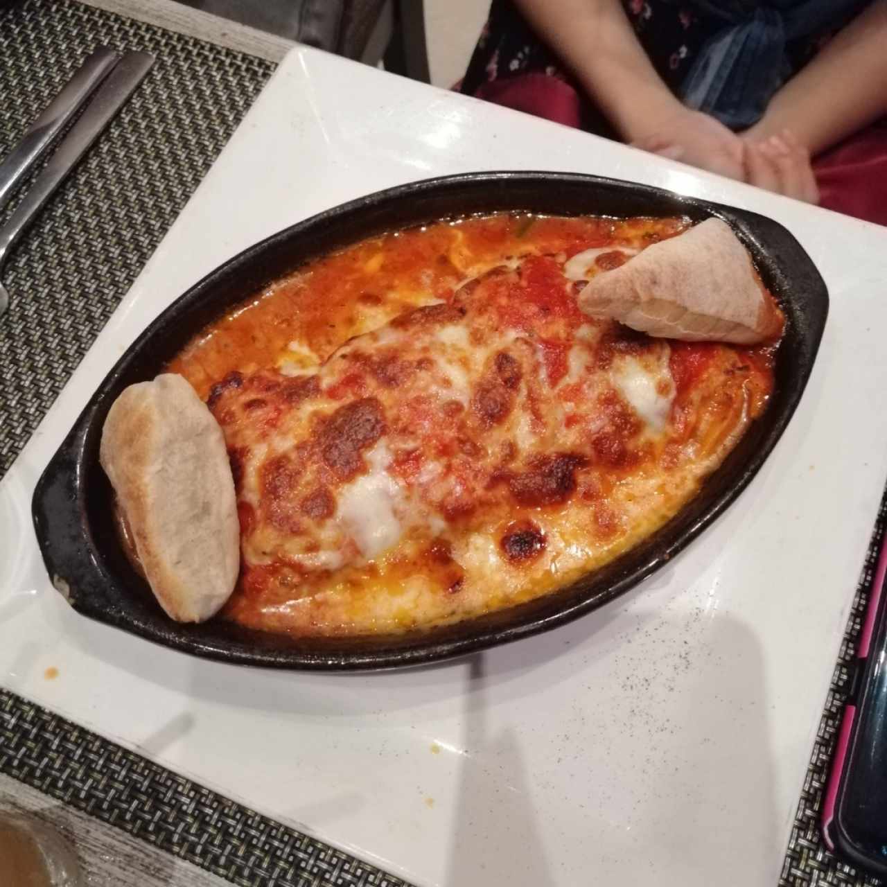 lasagña de pollo