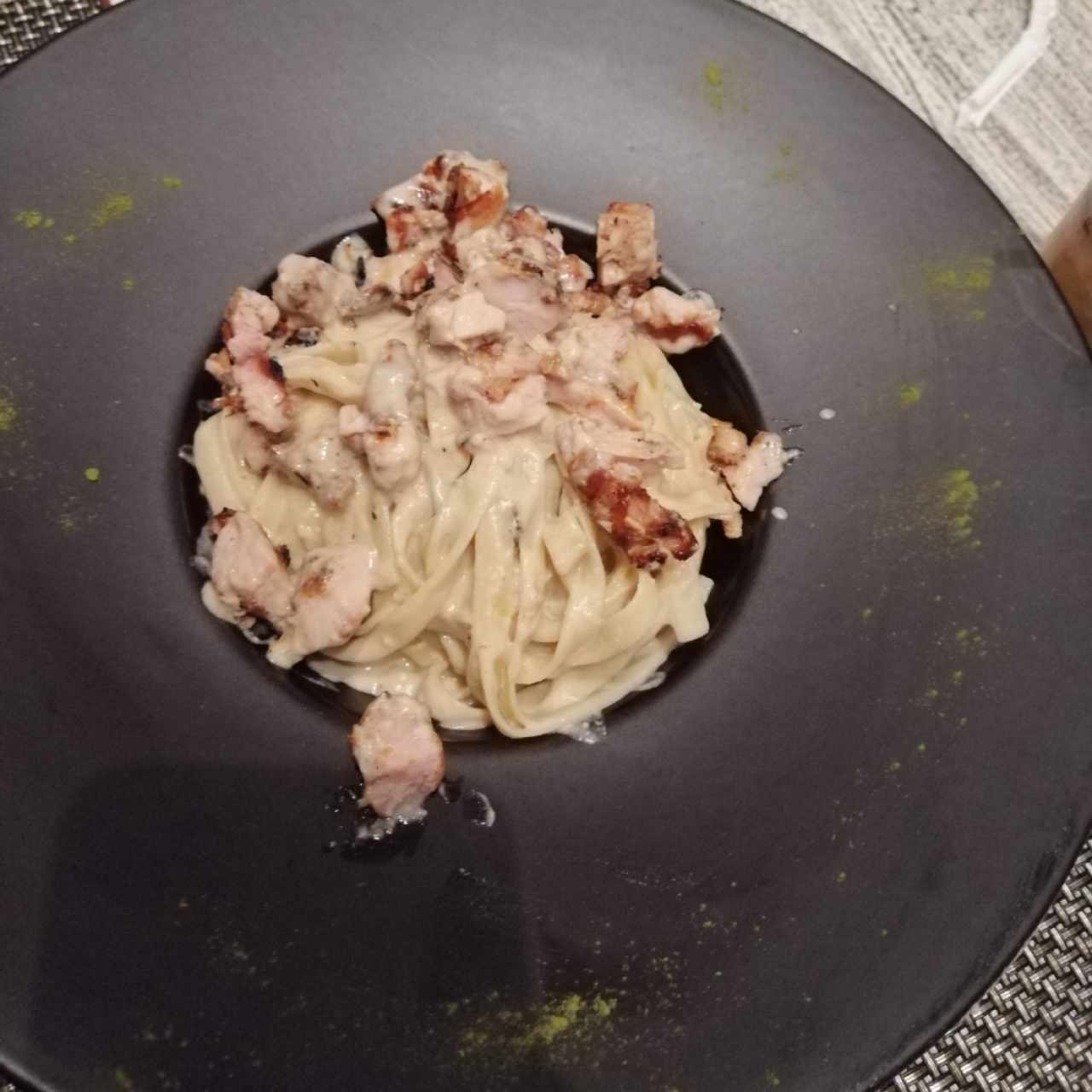 fettuccine la strega de pollo