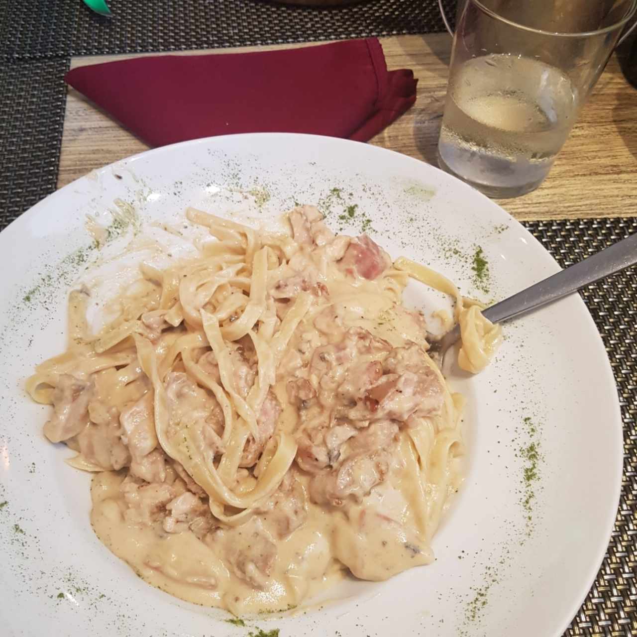 Fettuccine a la Strega