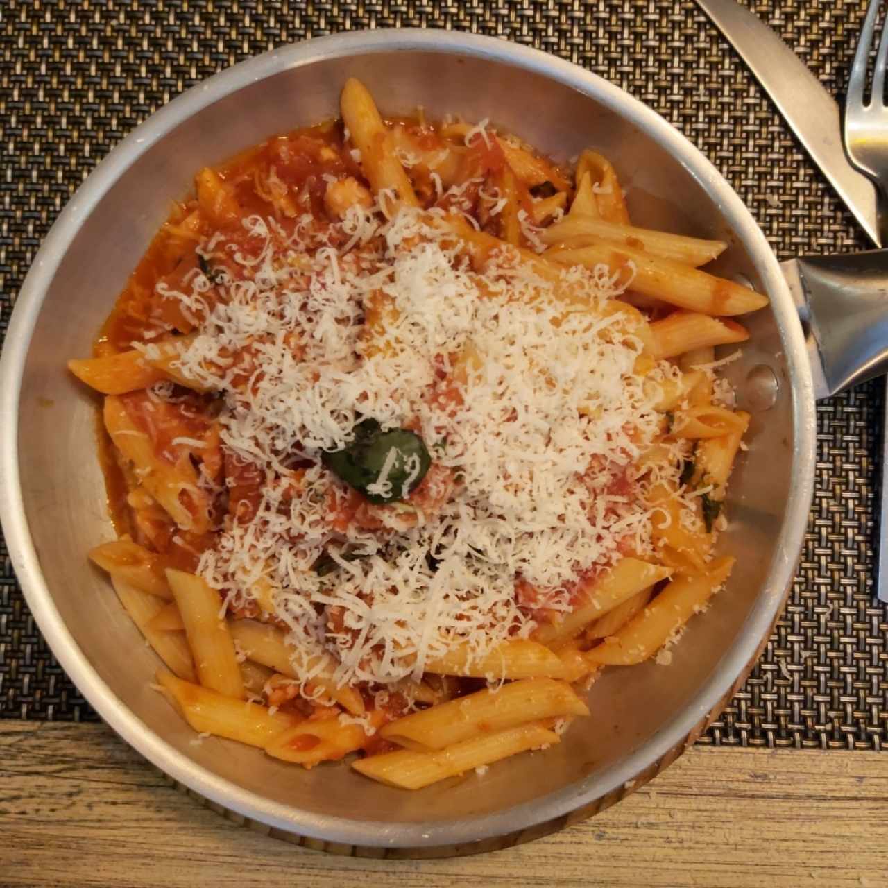 penne con salmón 