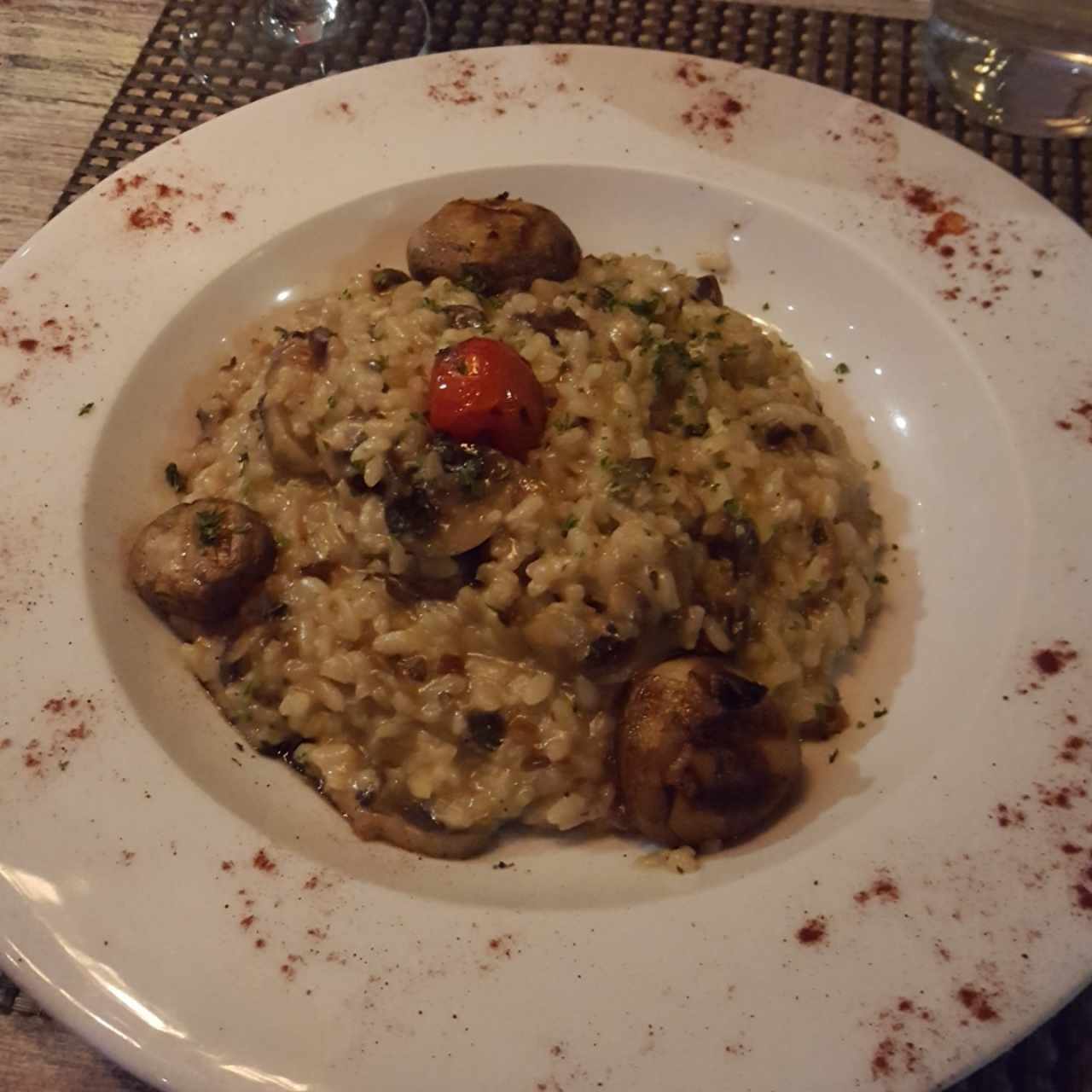 rissotto de hongos 