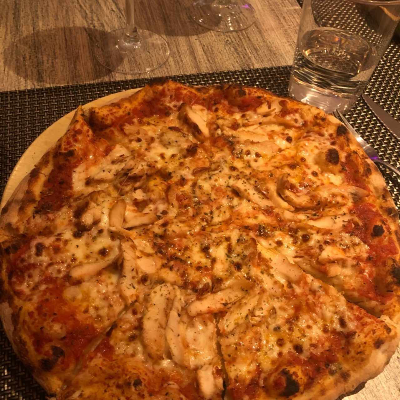 pizza de pollo