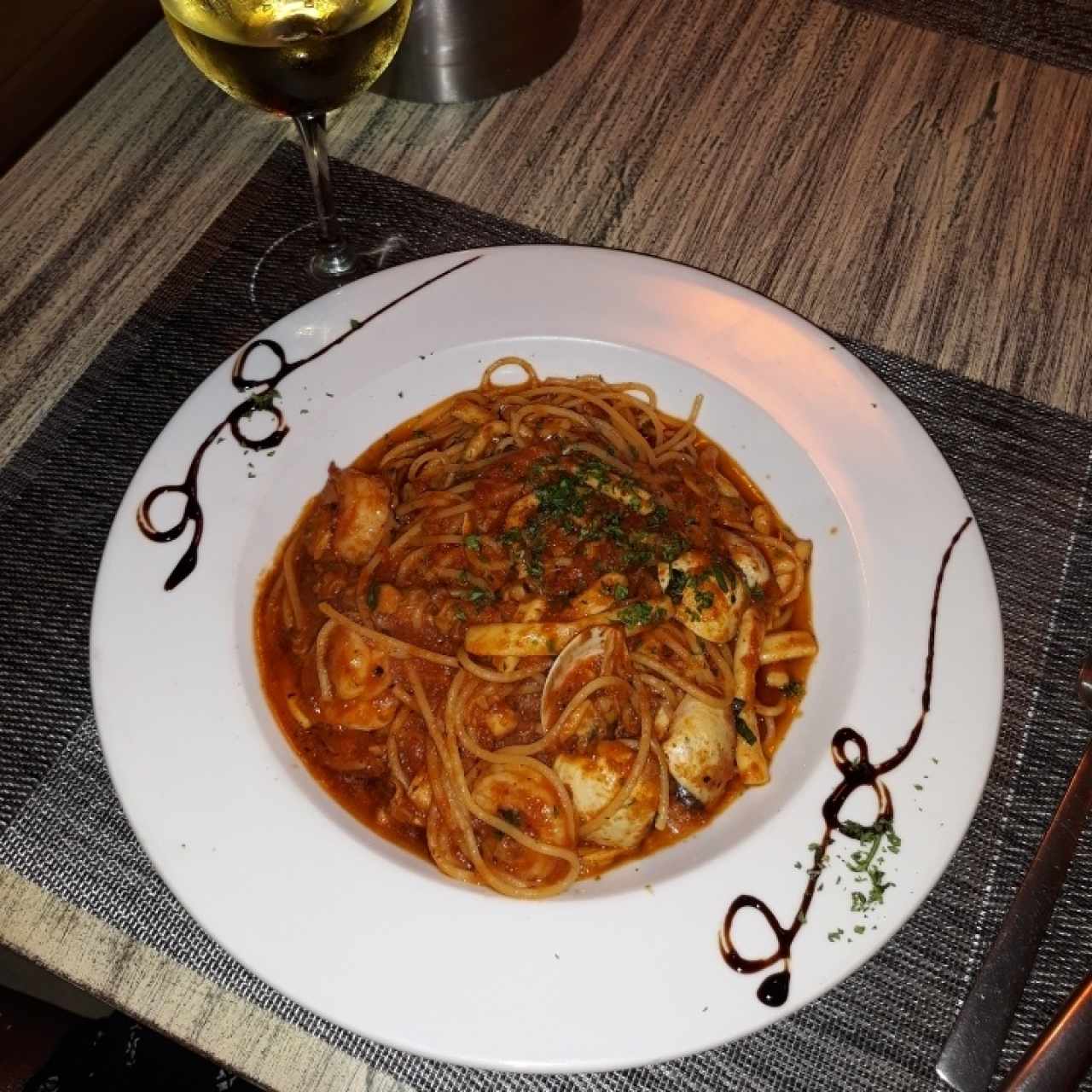 spaghetti fruti di mare