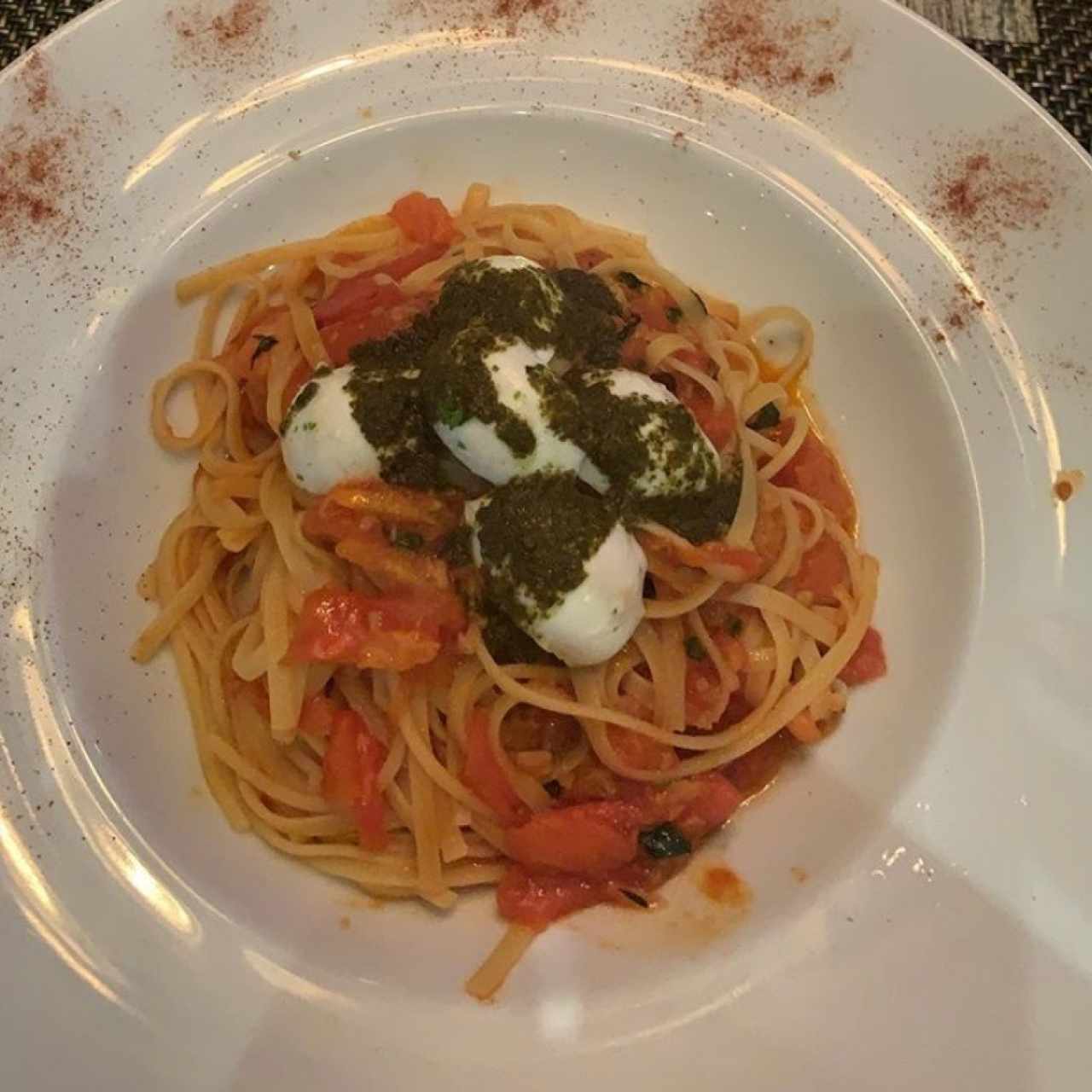 linguini Caprese