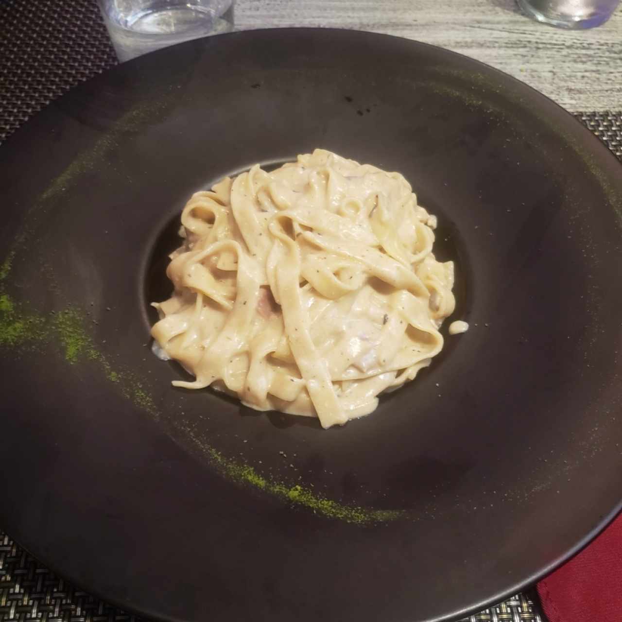 fetuccini a la strega..super rico