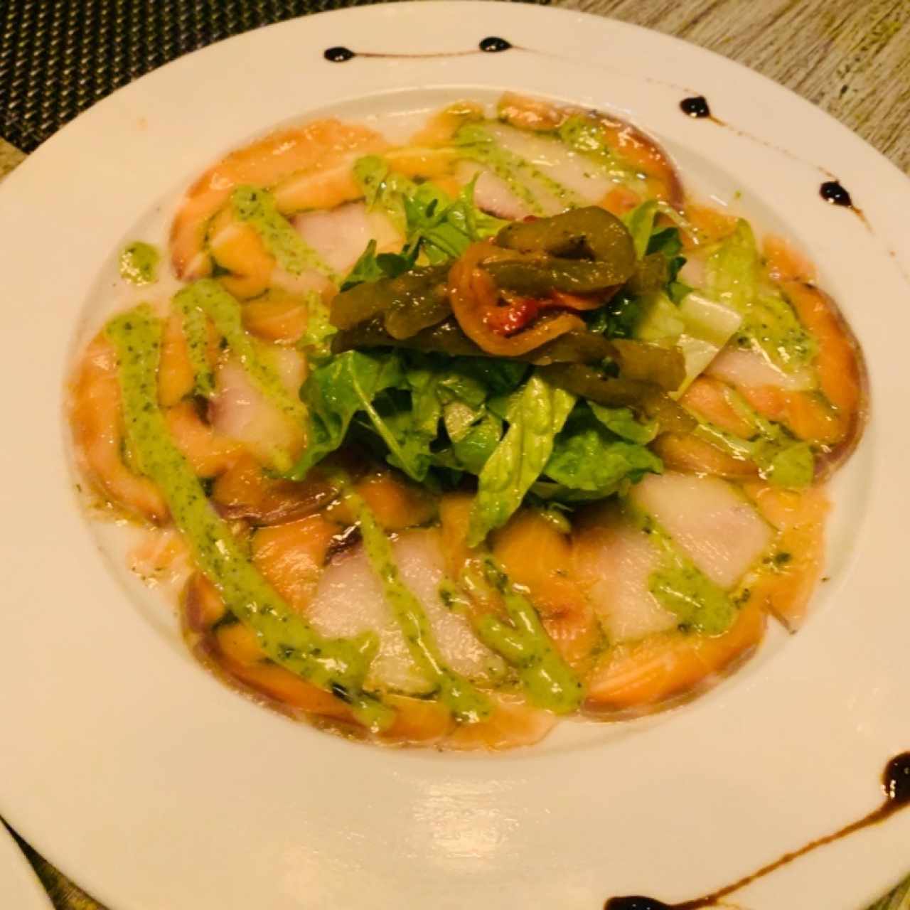 carpaccio de salmon 