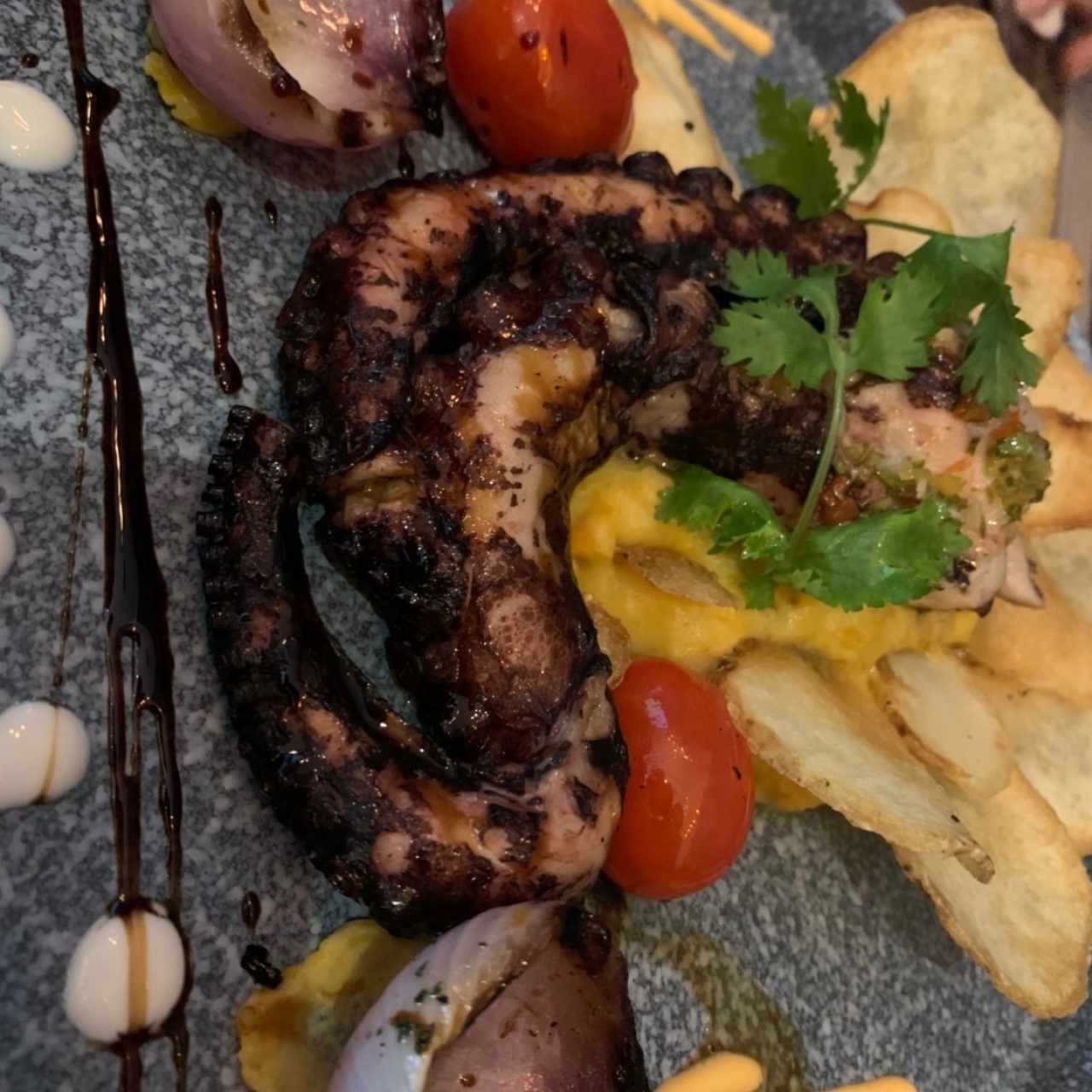 pulpo a la parrilla