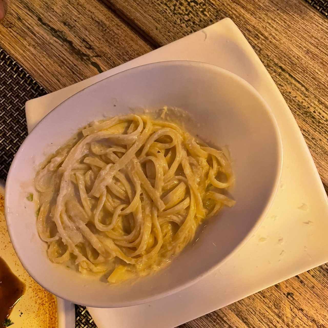 Pasta 4 quesos - acompañante