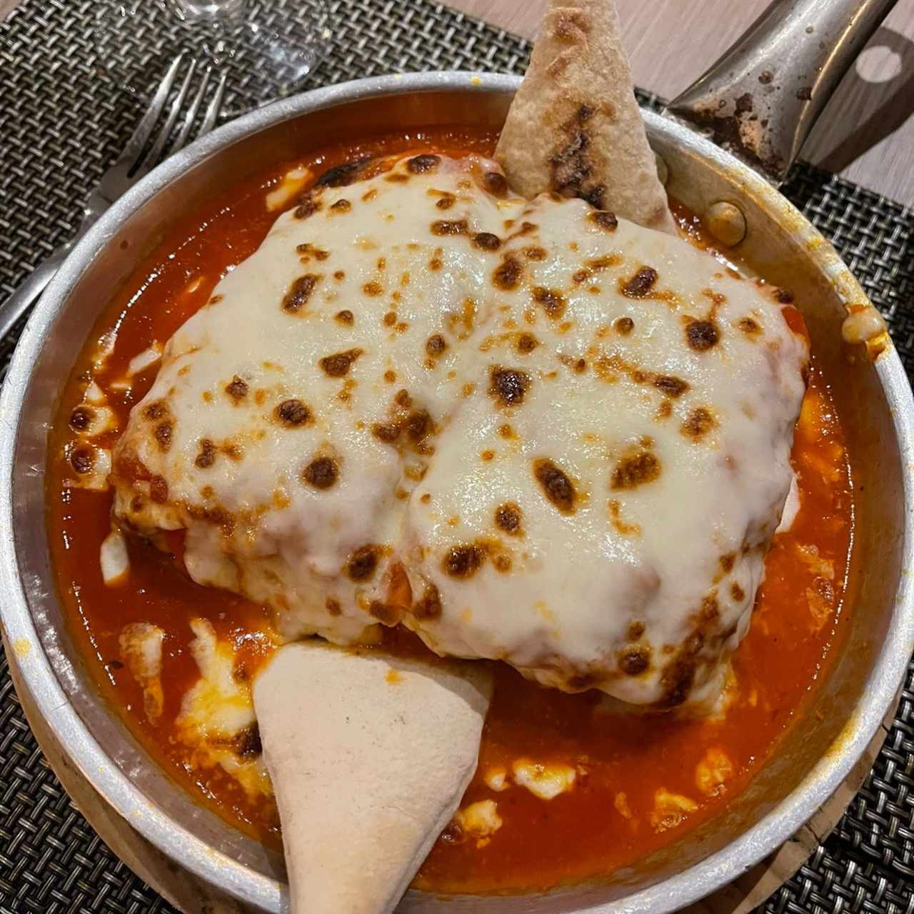 Lasagna de pollo