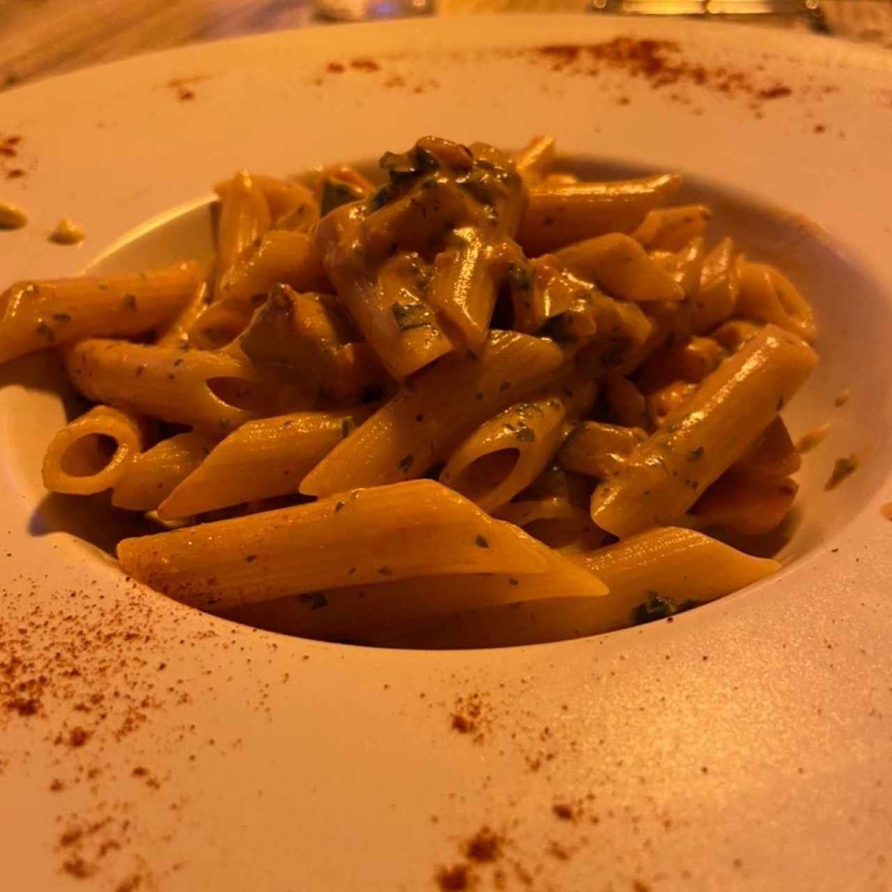 penne con Salmon