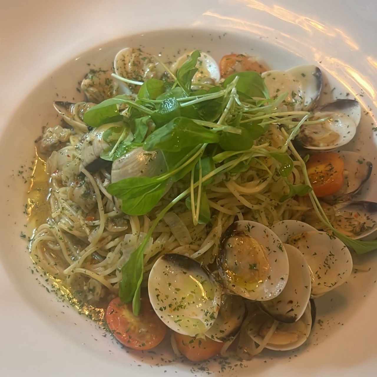 Espagueti al Vongole 