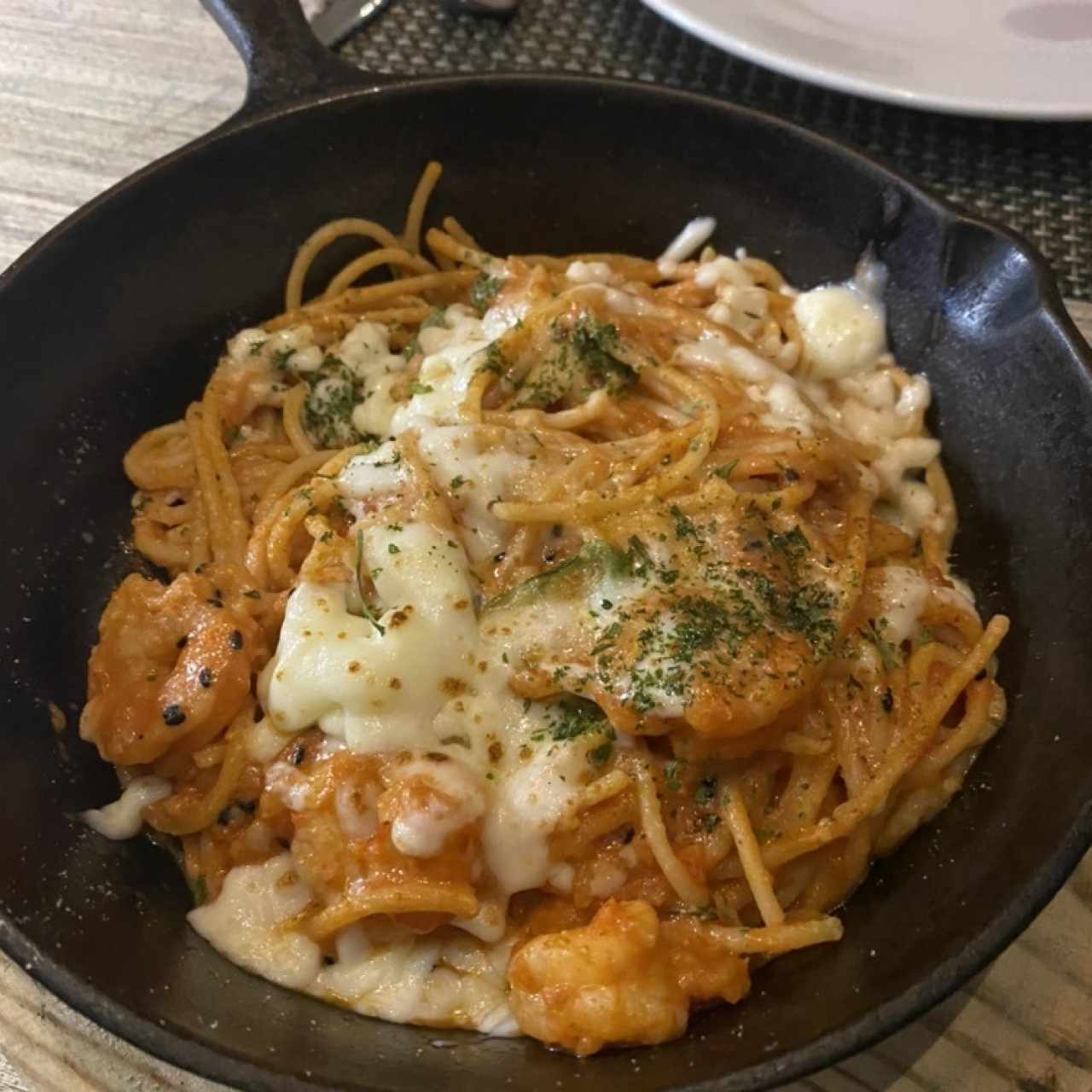 Espaguetti Frutti de gambas