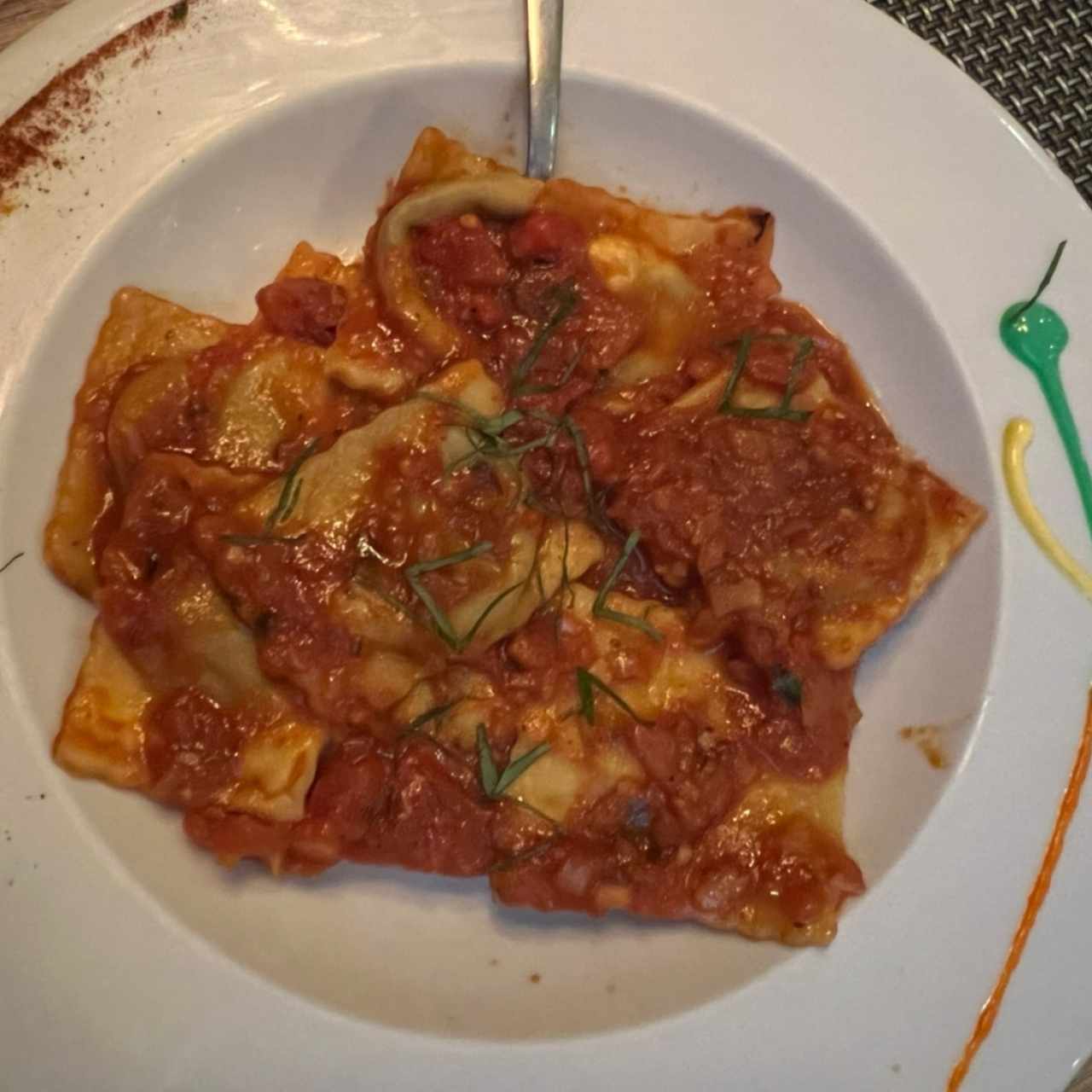 Ravioli berenguena 