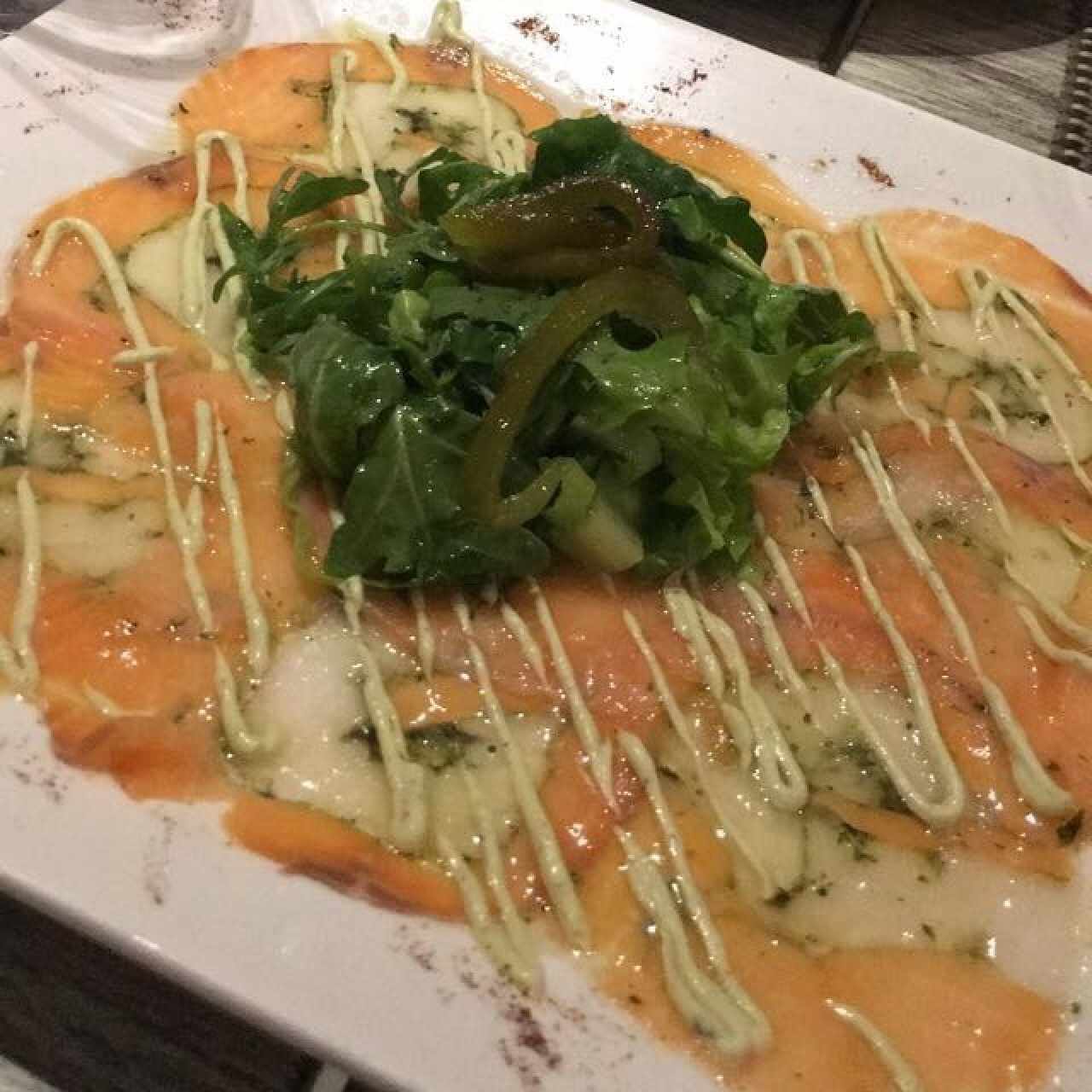 Antipasti - Carpaccio Strega