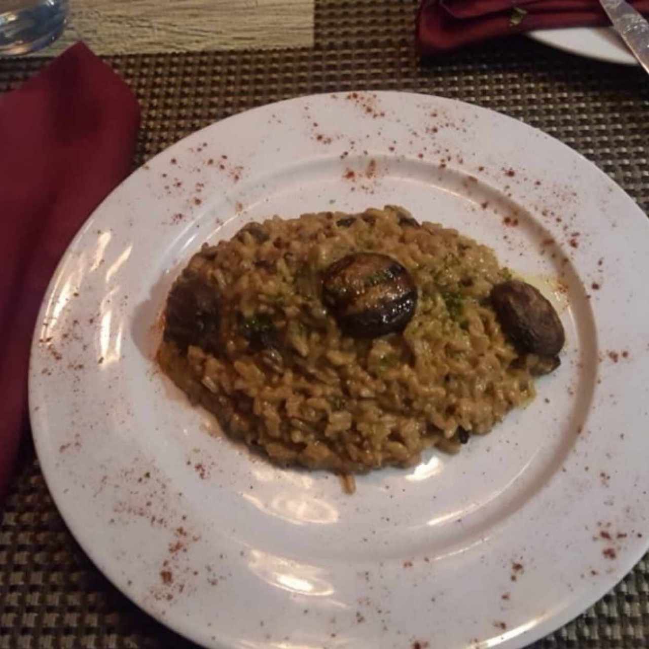 Risotto al Funghi Porccini