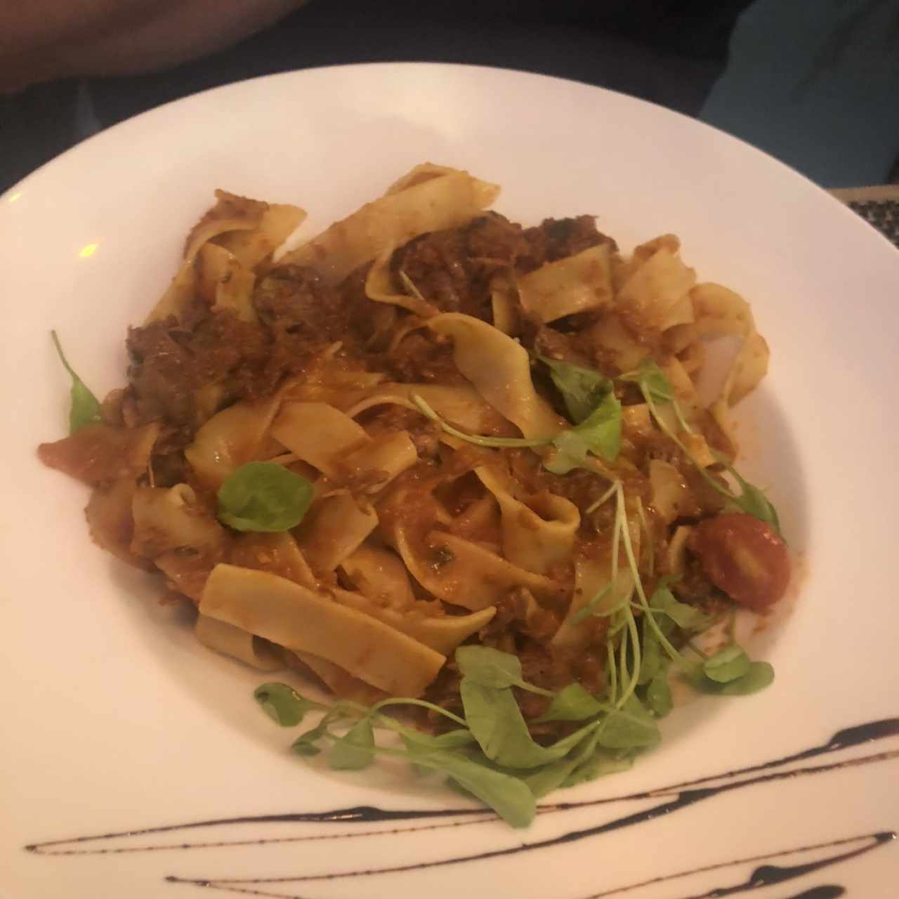 Pappardelle de res