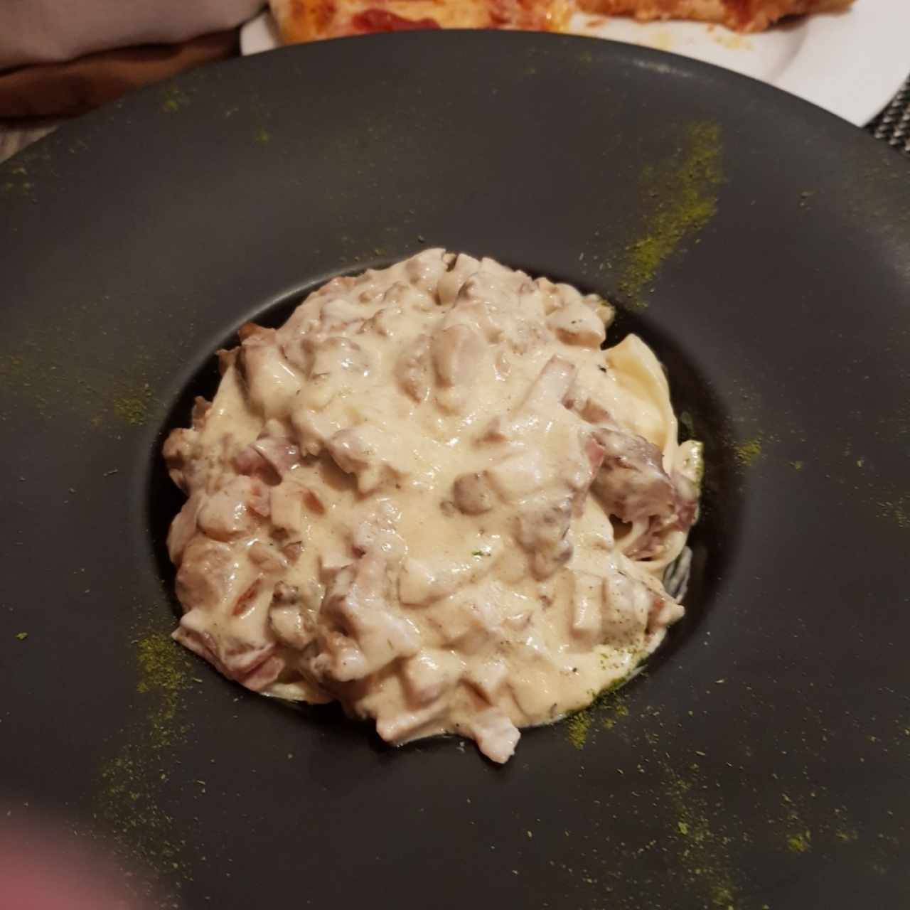 fetuccini strega con pollo