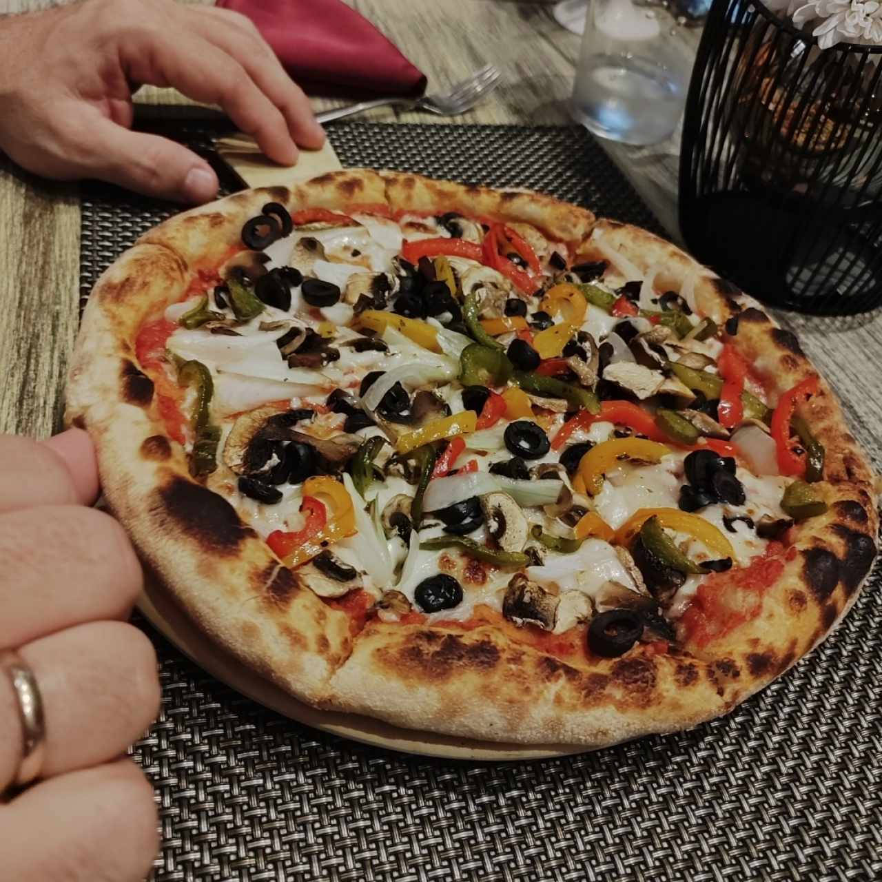 Pizza de vegetales 