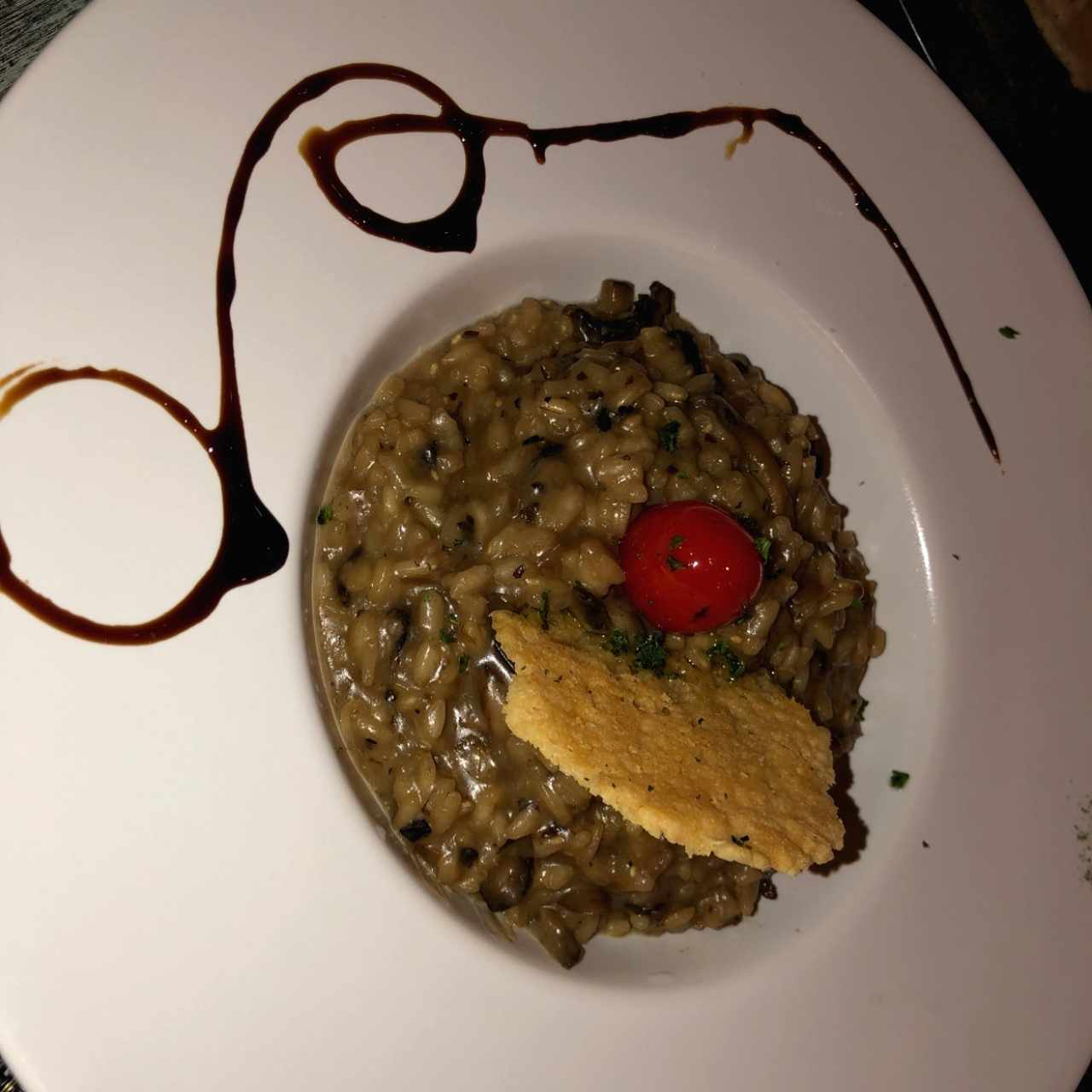 Risotto Funghi de champiñones y hongos