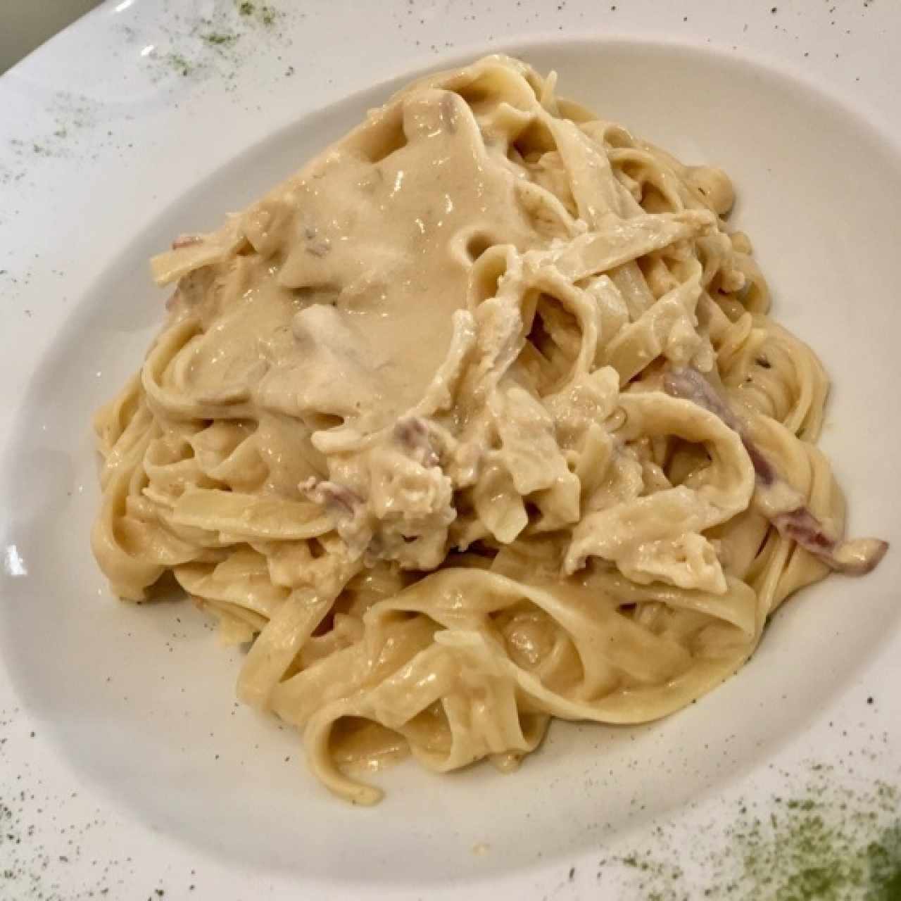 Fettuccine a la Strega